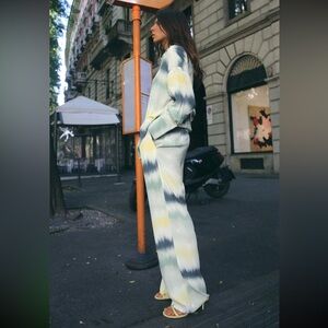 SOLD ZARA tie dye print pants